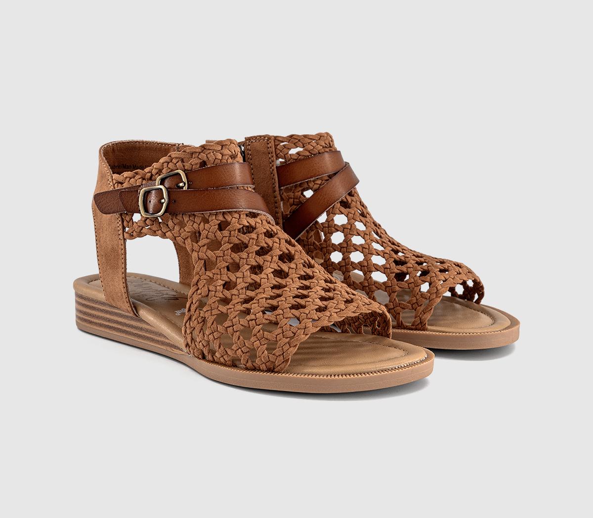 Blowfish MalibuAnuella Raffia SandalsCognac