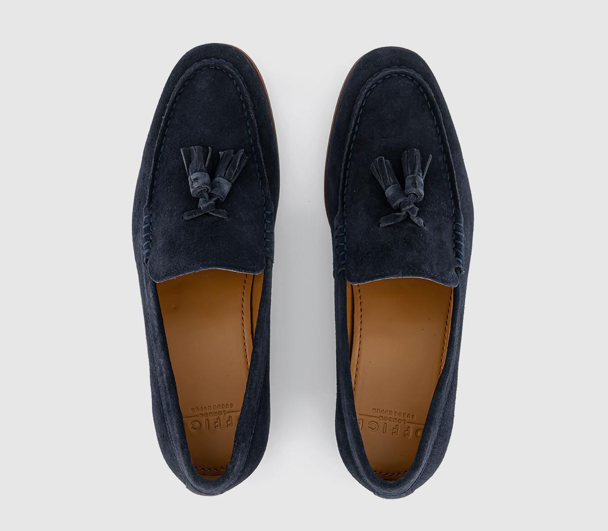 OFFICEConcept Tassel Suede Smart LoaferNavy Suede