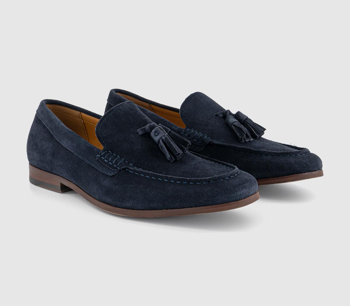 OFFICEConcept Tassel Suede Smart Loafer OFFICEConcept Tassel Suede Smart LoaferNavy Suede
