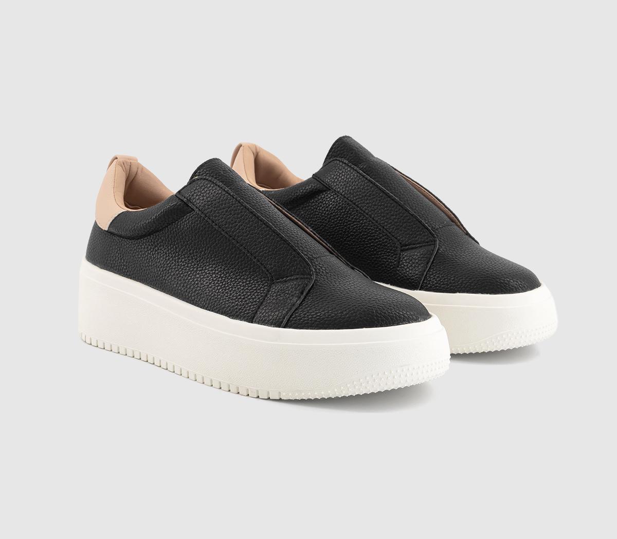 OFFICEFarrah Platform Slip On TrainersBlack