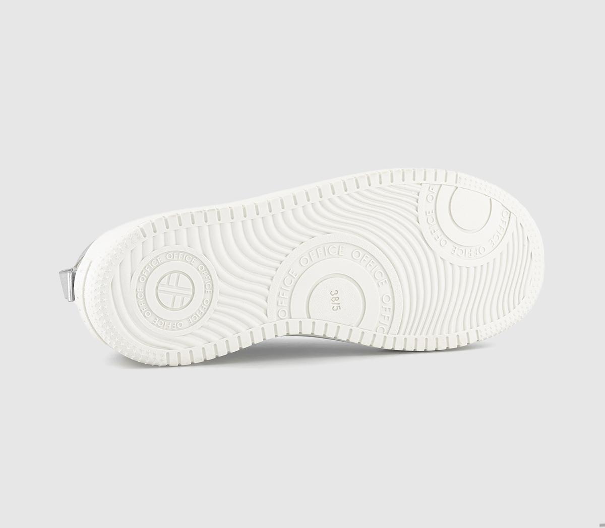 OFFICEFarrah Platform Slip On Trainers OFFICEFarrah Platform Slip On Trainers Silver