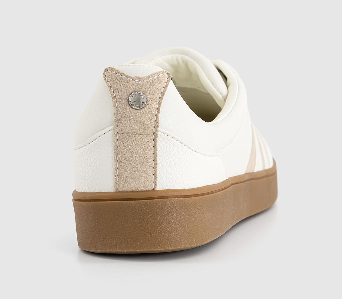 OFFICEFlorida Lace Up Skate Trainers OFFICEFlorida Lace Up Skate TrainersWhite Blush