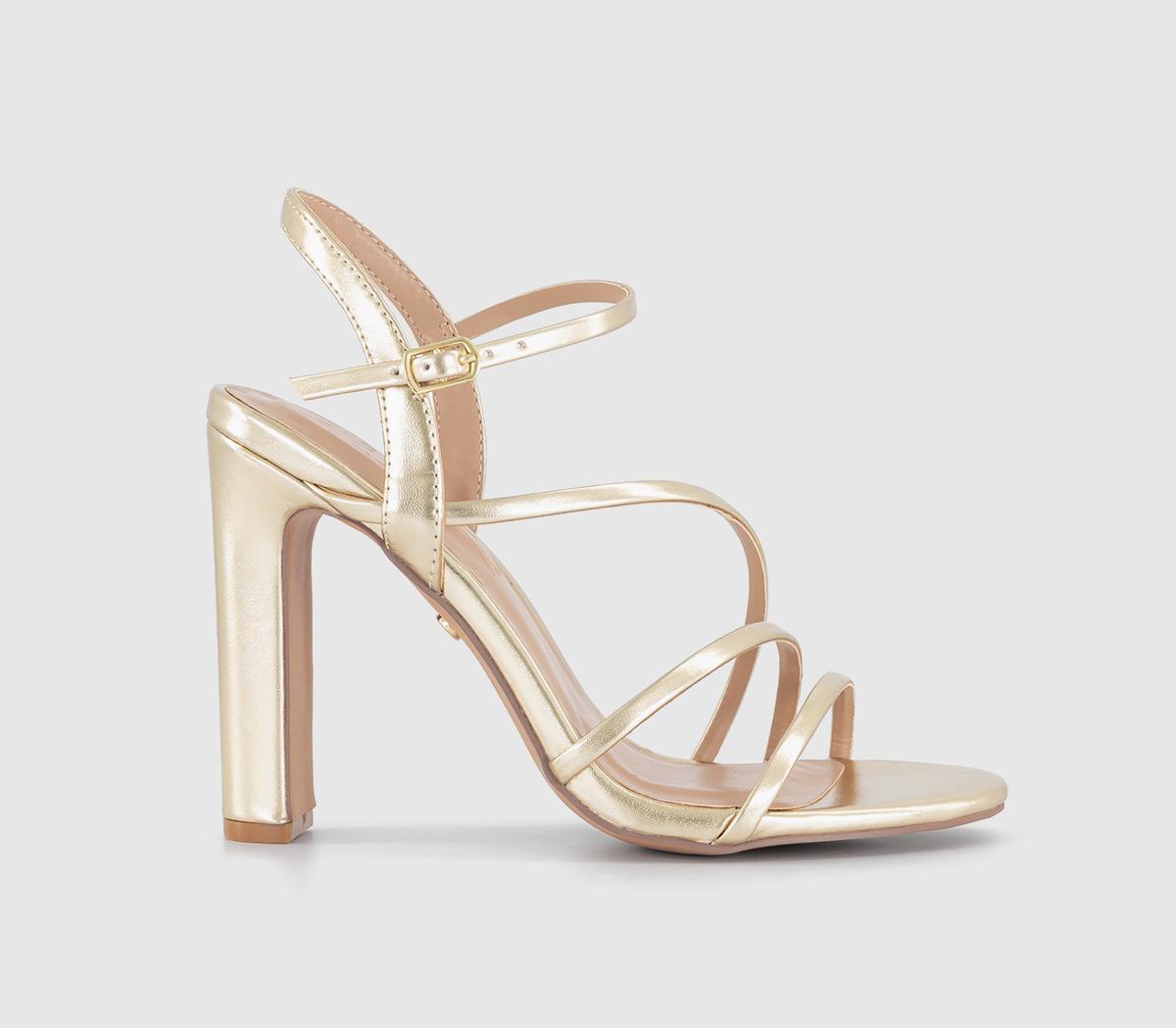 OFFICEHannah Strappy Heeled SandalsGold