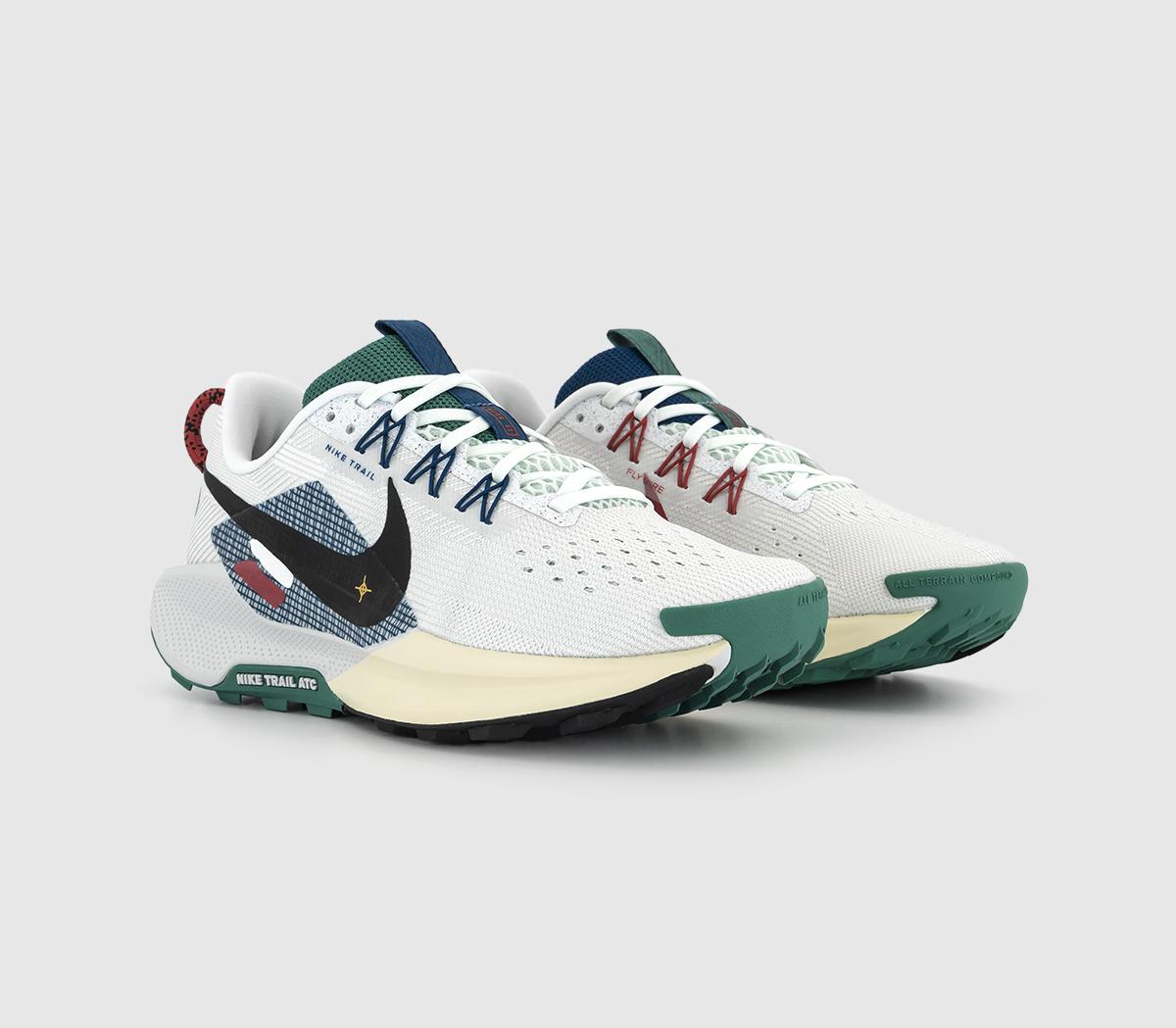 NikeNike ReactX Pegasus Trail 5 TrainersWhite Black Court Blue Cedar