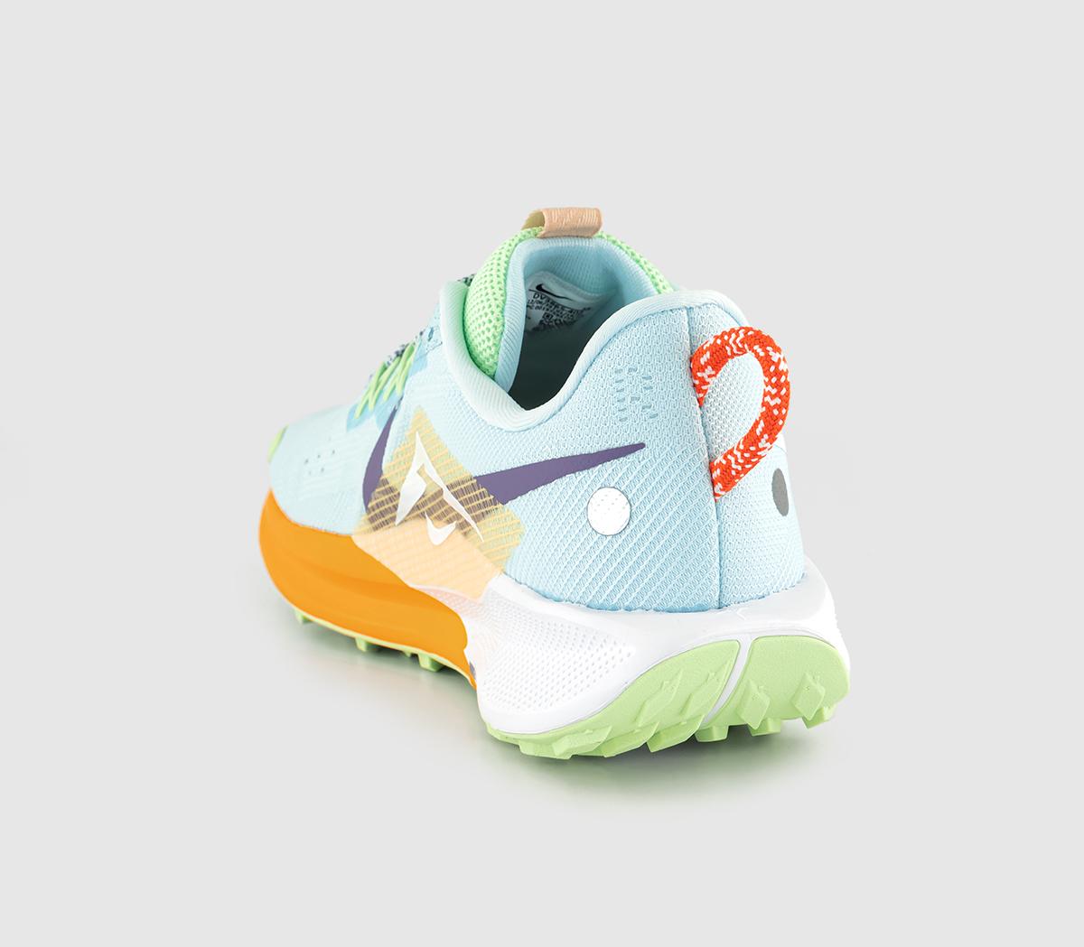 NikeNike Reactx Pegasus Trail 5 TrainersGlacier Blue White Daybreak Sundial