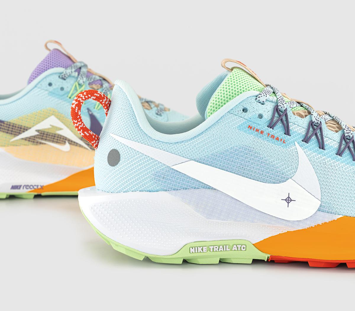 NikeNike Reactx Pegasus Trail 5 TrainersGlacier Blue White Daybreak Sundial