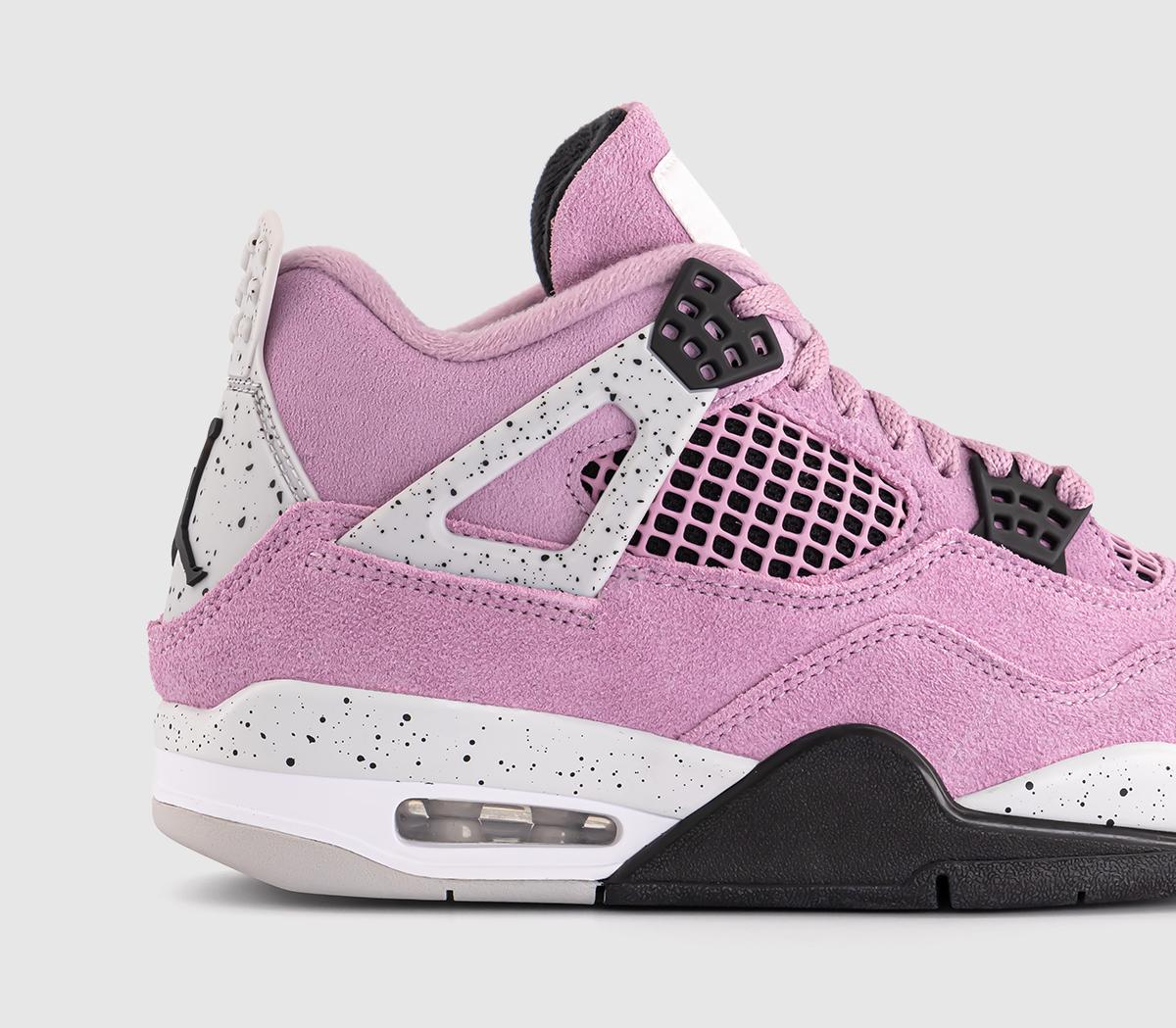 JordanWMNS Air Jordan 4 RetroOrchid Neutral Grey Black White