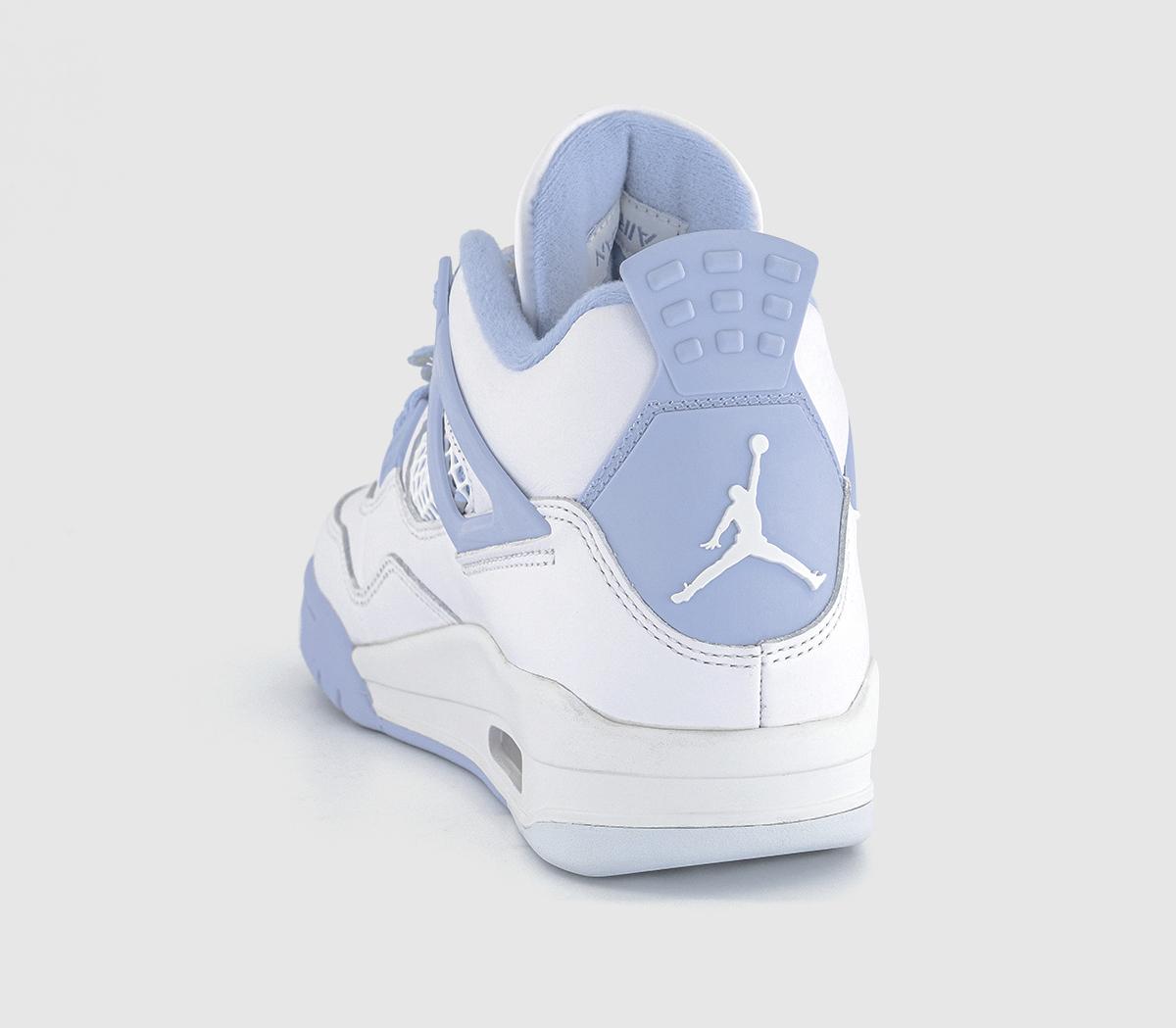 JordanAir Jordan 4 RetroWhite Aluminum Blue Tint Oil Green