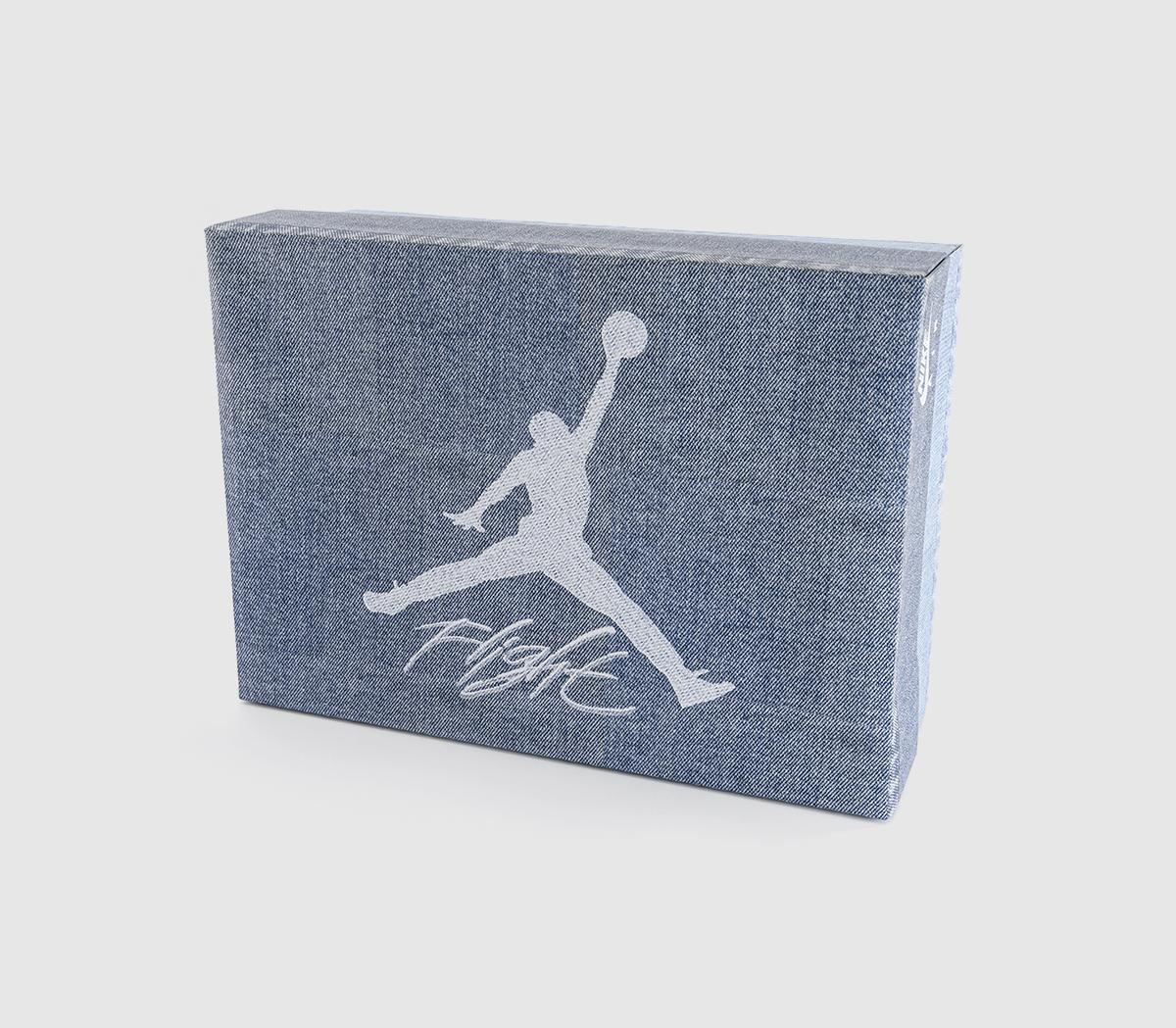 JordanAir Jordan 4 Retro TrainersSail Sail Gum Light Brown Worn Blue