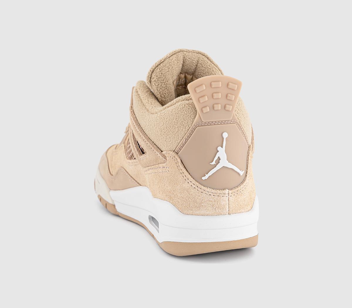 Jordan Air Jordan 4 Retro Trainers Hemp Lt Orewood Brown - Women's
