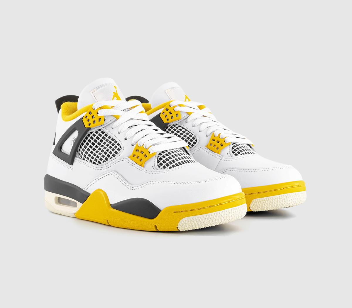 Jordan Air 4 Retro Trainers Vivid Sulfur | King's Cross