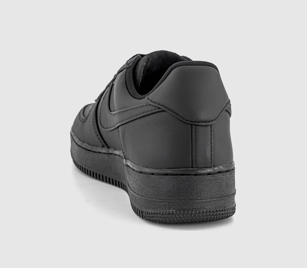 Nike Air Force 1 Low Retro Trainers Black Black White - Men's Trainers