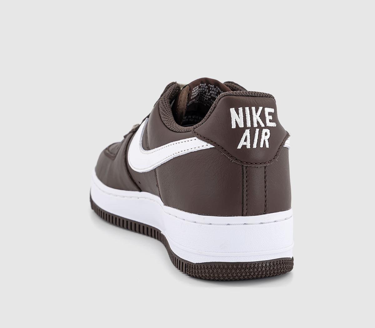 NikeAir Force 1 Low Retro TrainersQs Chocolate White