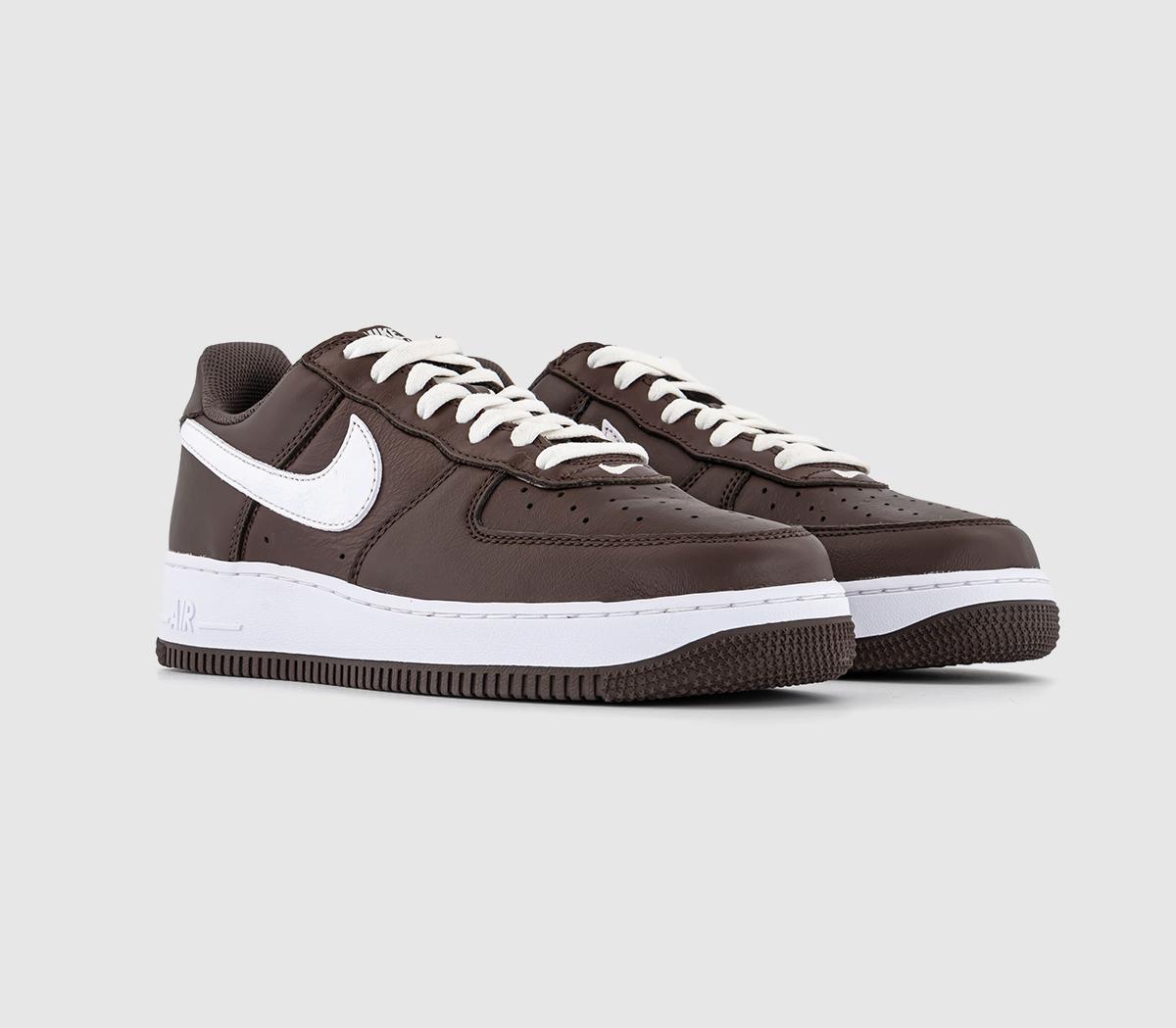 NikeAir Force 1 Low Retro TrainersQs Chocolate White