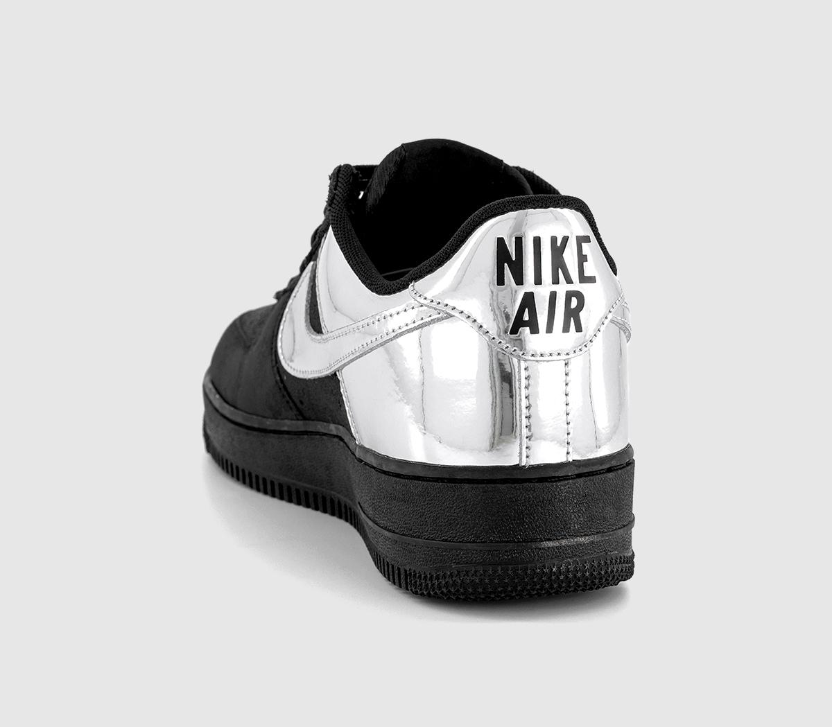 NikeAir Force 1 Low Retro TrainersBlack Chrome Black