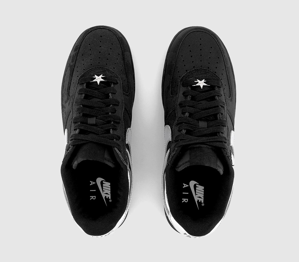 NikeAir Force 1 Low Retro TrainersBlack Chrome Black