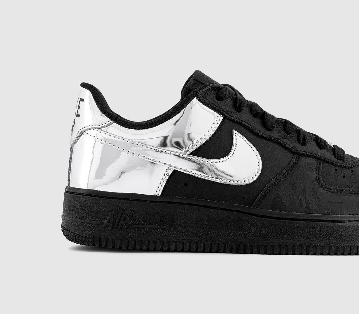 NikeAir Force 1 Low Retro TrainersBlack Chrome Black