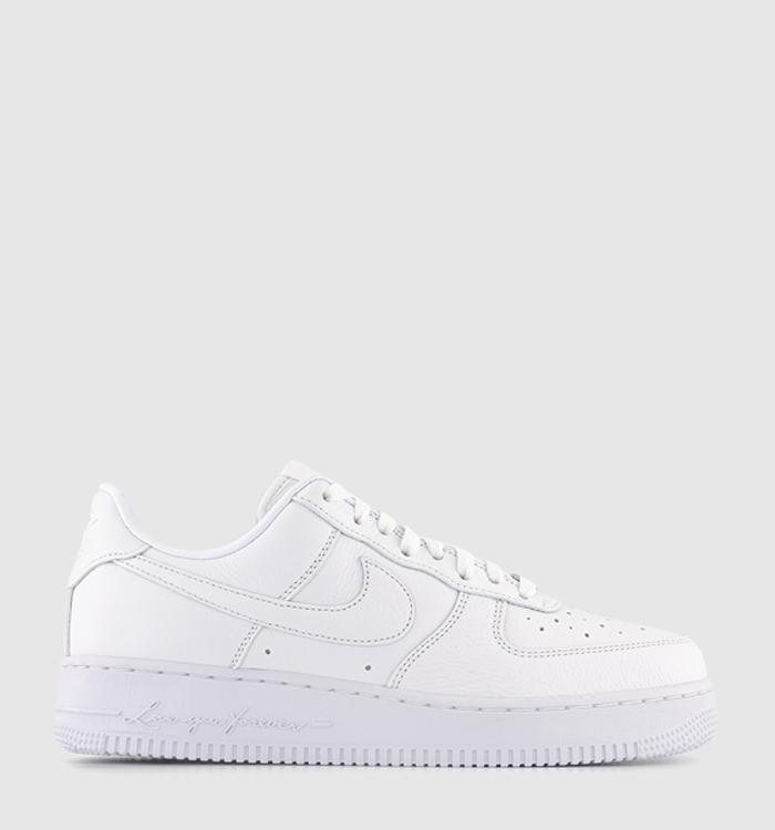 Nike Air Force 1 Low SP Trainers Drake White  White Cobalt Tint