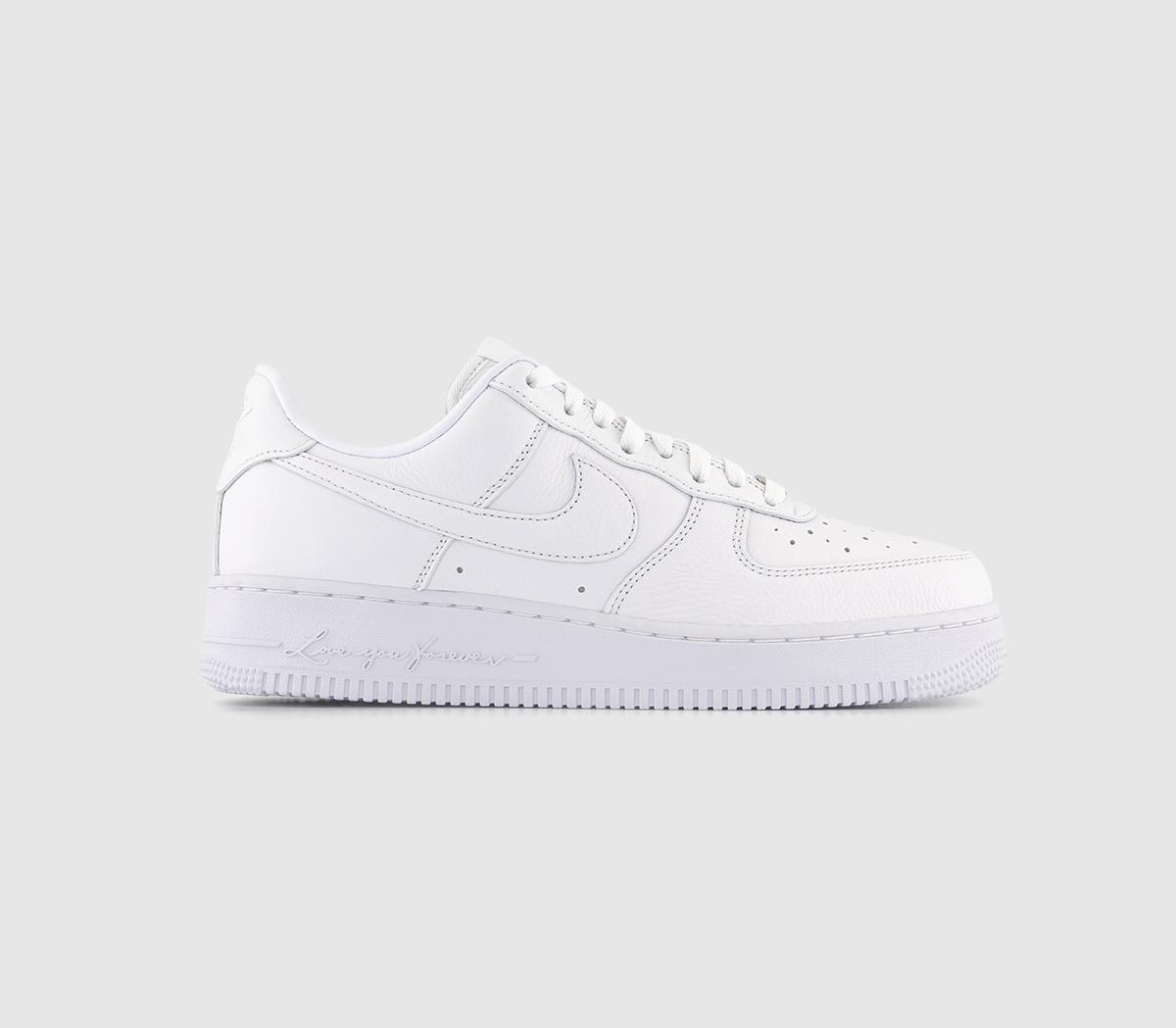 Nike Air Force 1 Low SP Trainers Drake White White Cobalt Tint - Men's ...