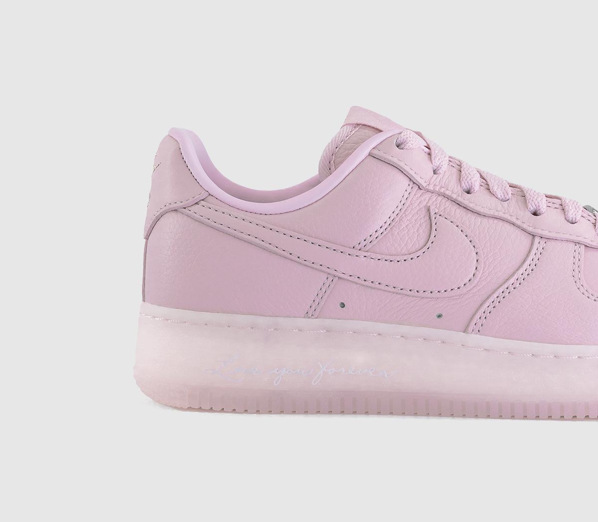 NikeNOCTA Air Force 1 Low TrainersPink Foam Cobalt Tint Metallic Silver
