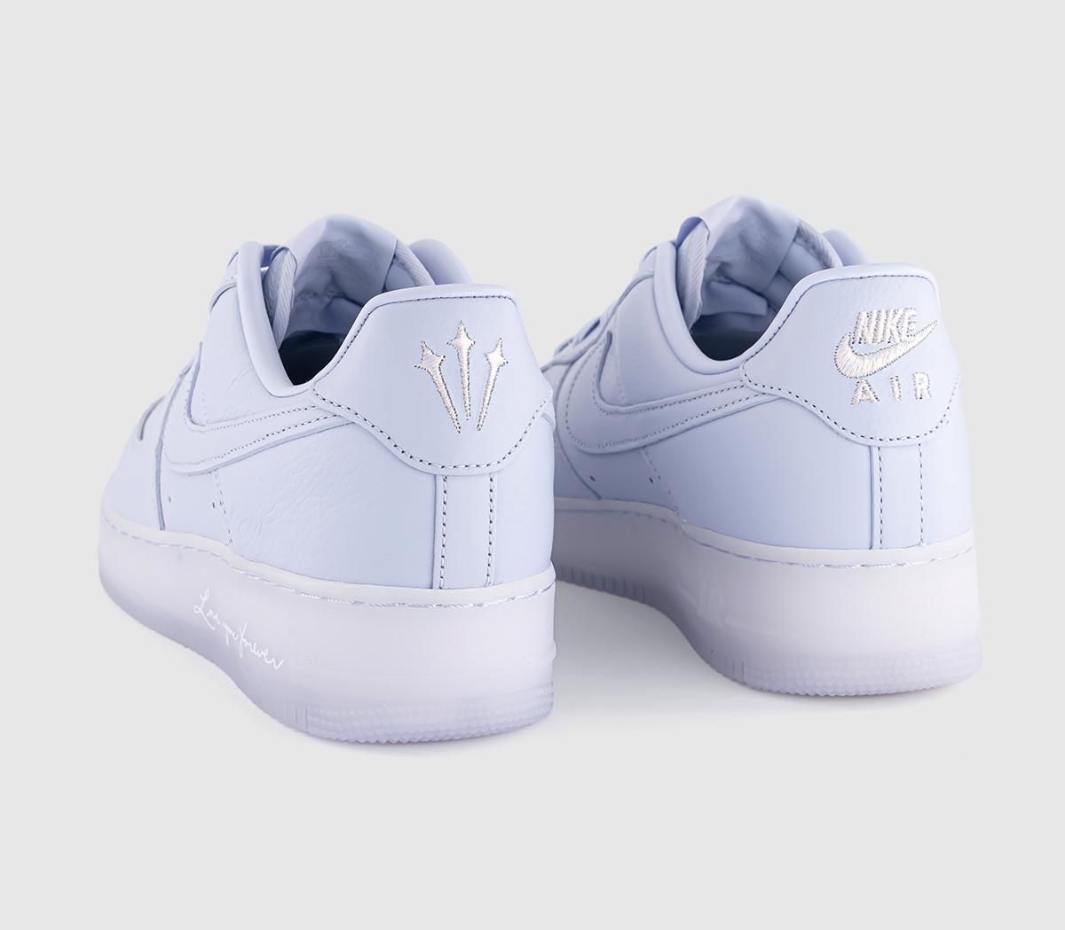 NikeNOCTA Air Force 1 Low TrainersPalest Purple Cobalt Tint Metallic Silver