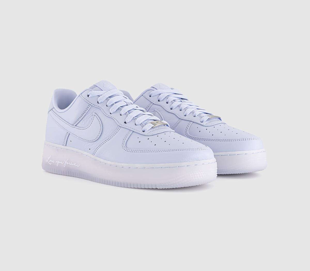 NikeNOCTA Air Force 1 Low TrainersPalest Purple Cobalt Tint Metallic Silver