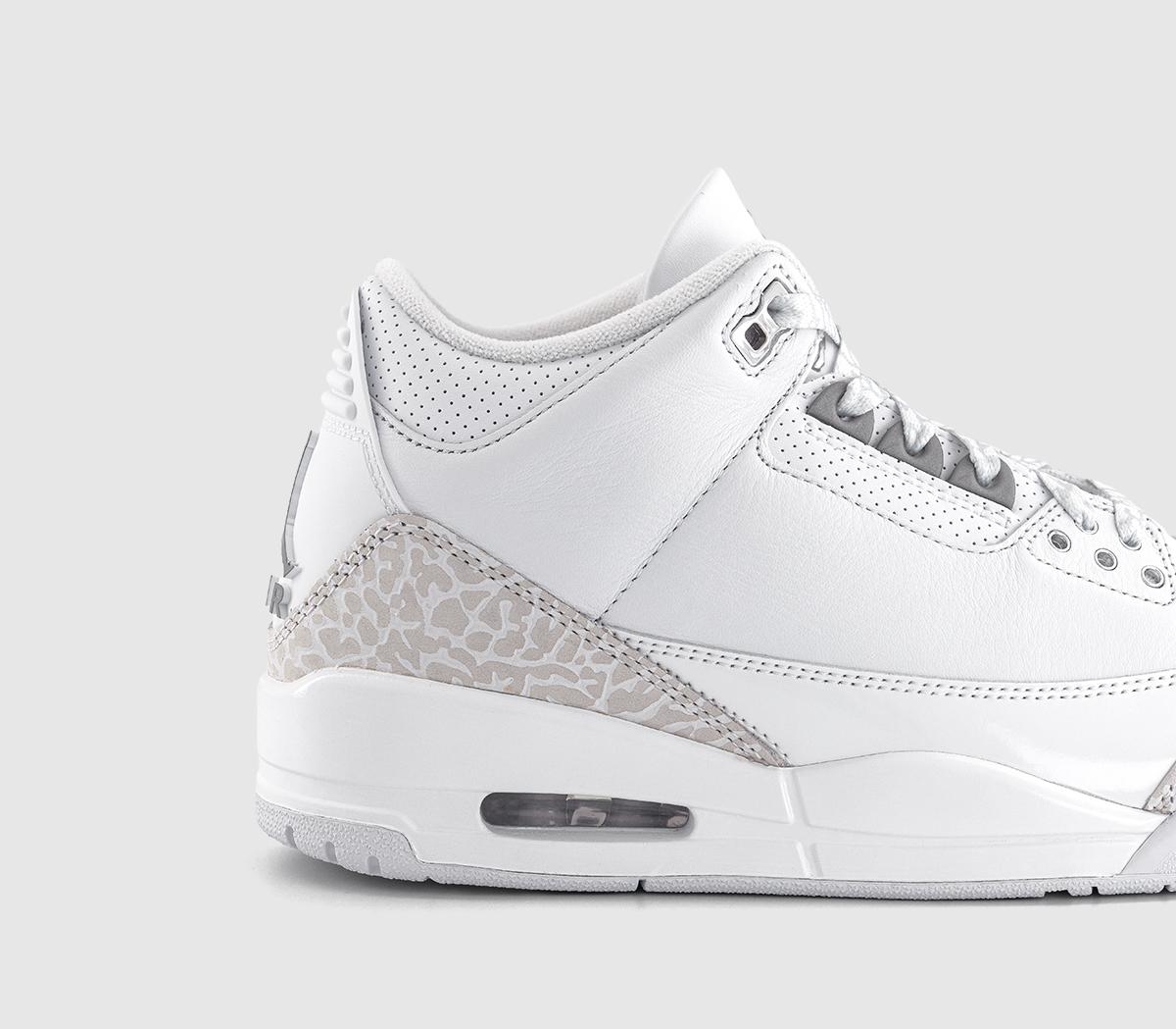JordanAir Jordan 3 Retro 'Pure Money'White Metallic Silver White