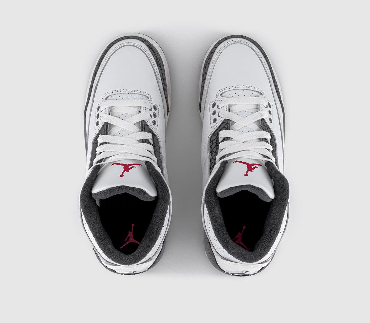 JordanAir Jordan 3 Retro TrainersSummit White Fire Redcement Greyblack
