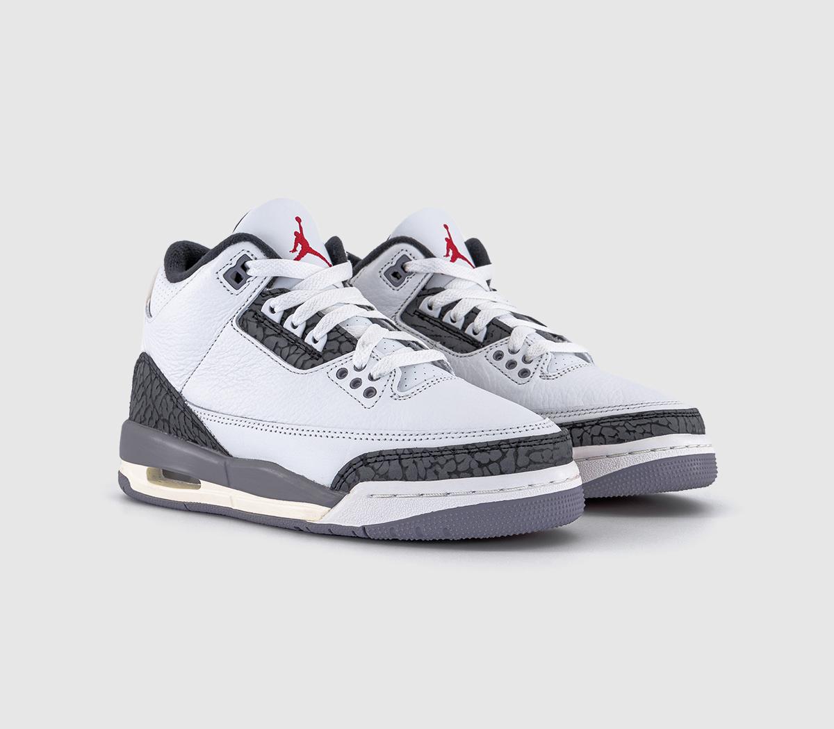 JordanAir Jordan 3 Retro TrainersSummit White Fire Redcement Greyblack
