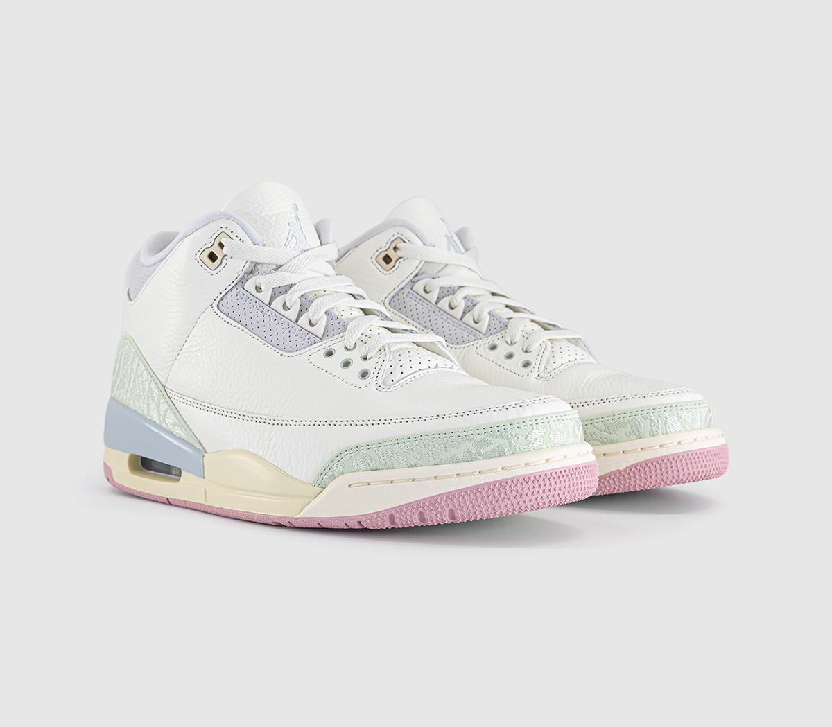 JordanAir Jordan 3 RetroSail Jade Aura Aura Iced Carmine