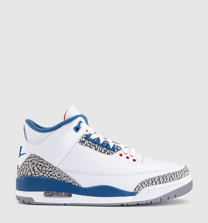 Jordan Air Jordan 3 Retro 'True Blue' White Multi Color