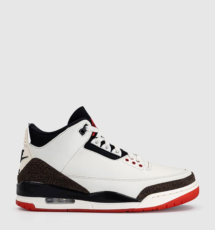 Jordan Air Jordan 3 Retro Sail Black University Red Pale Ivory