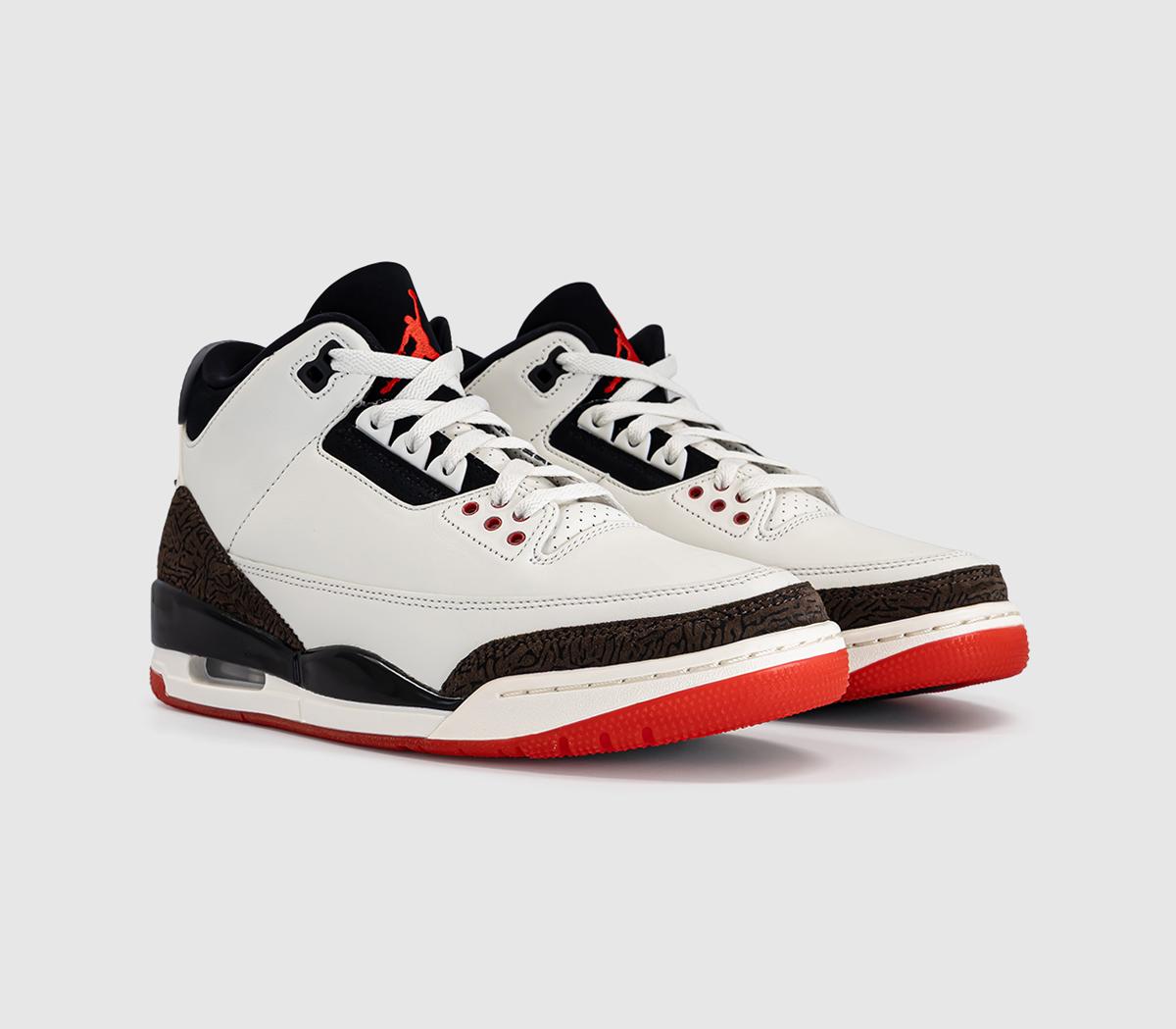 JordanAir Jordan 3 RetroSail Black University Red Pale Ivory