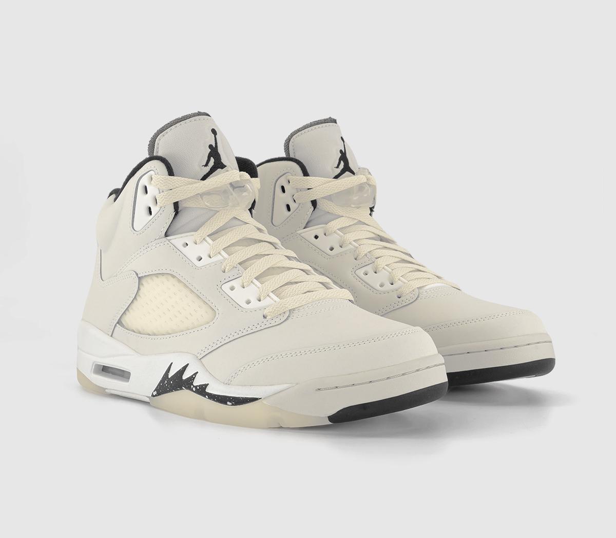 JordanAir Jordan 5 Retro TrainersSail Blacklt Orewood Brncoconut Milk