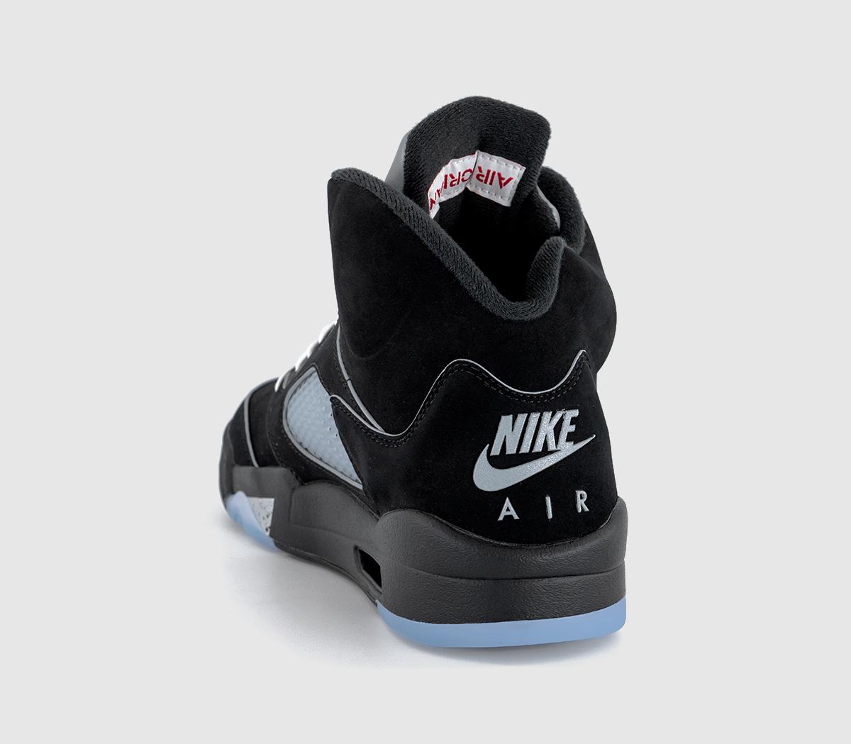JordanAir Jordan 5 Retro TrainersBlack White Metallic Silver Fire Red