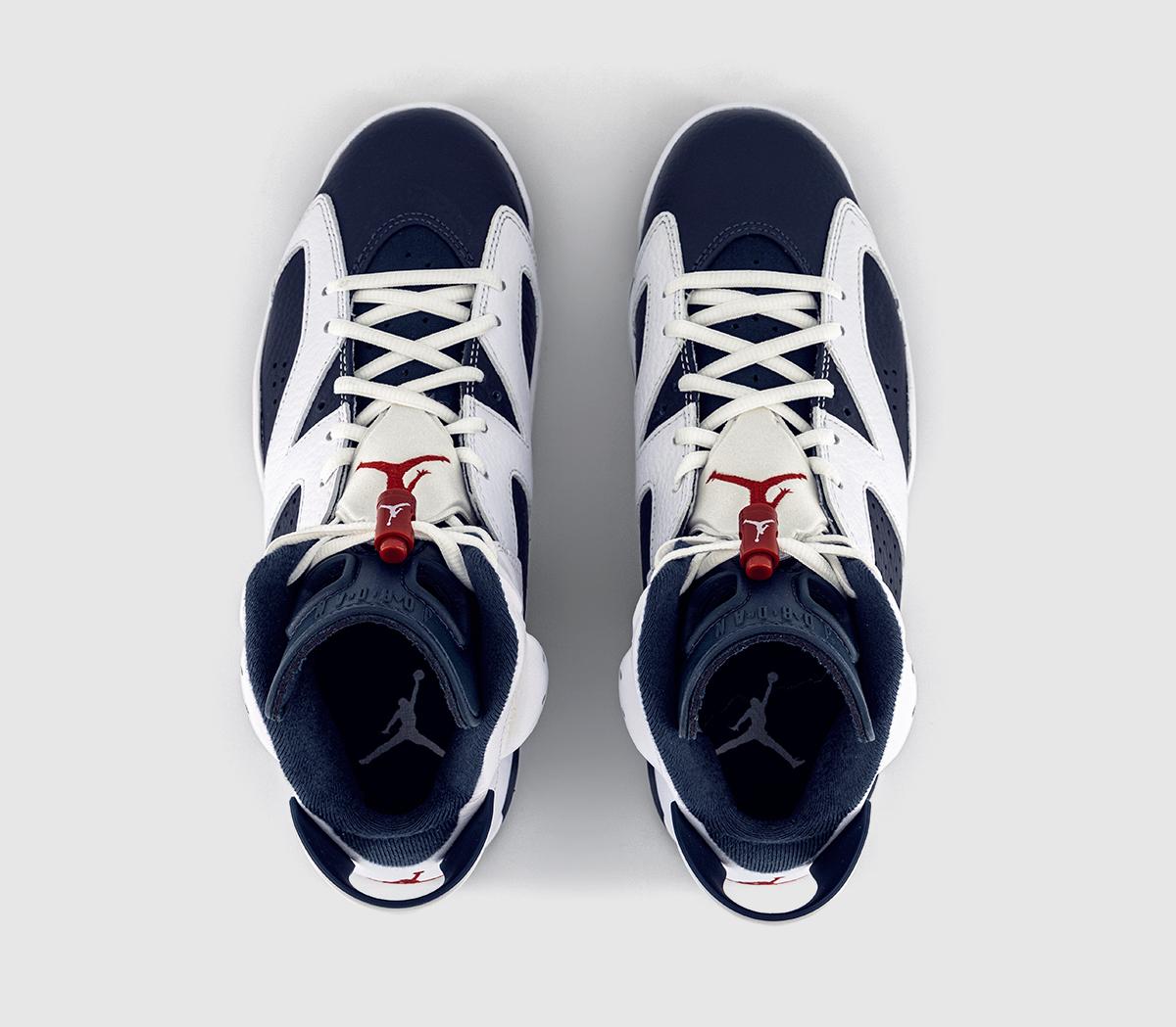 JordanAir Jordan 6 RetroWhitevarsity Redmidnight Navy