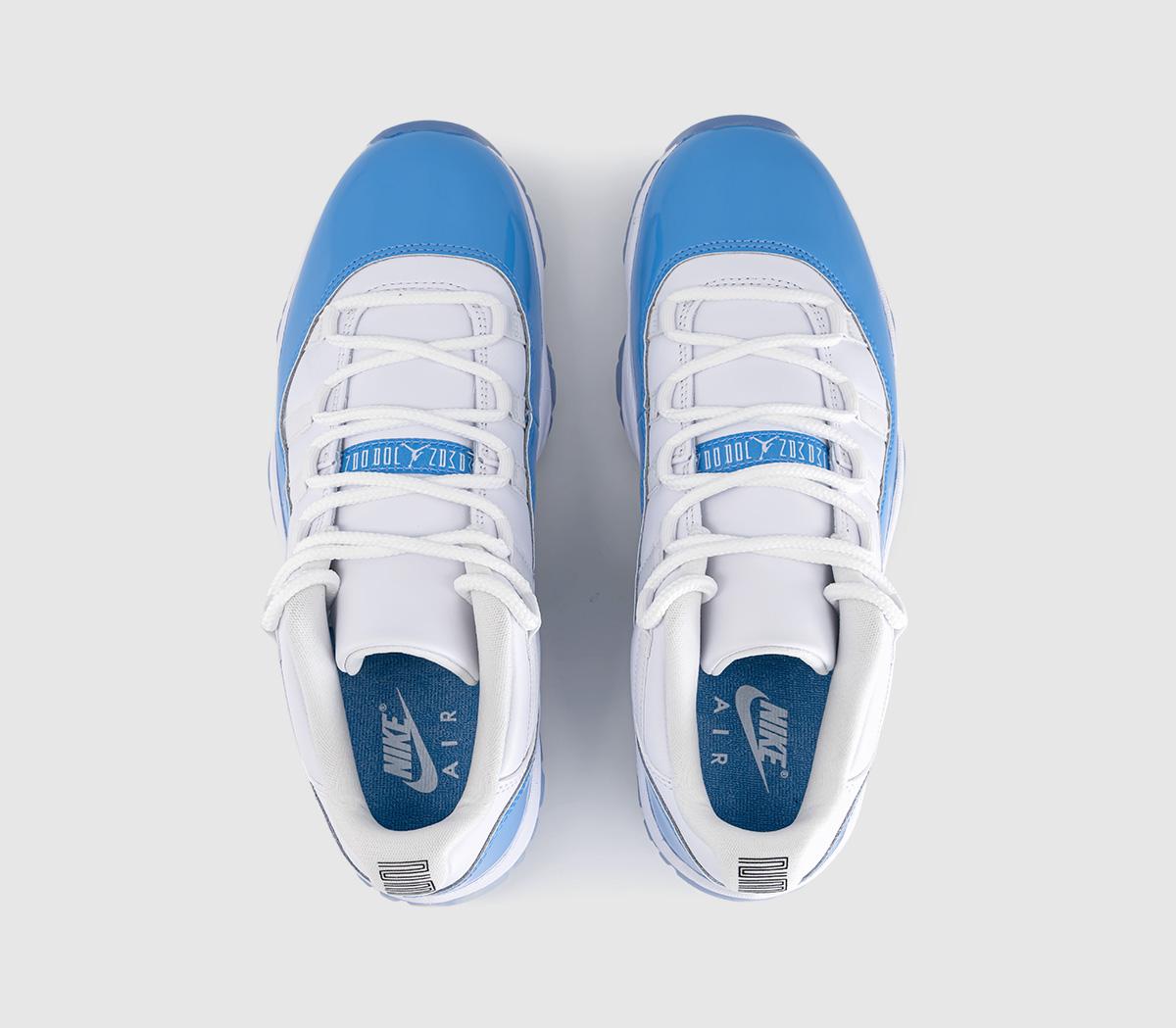 JordanAir Jordan 11 Retro Low TrainersWhite University Blue Black