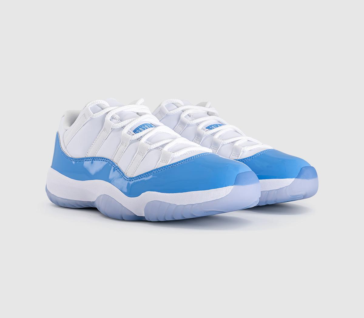 JordanAir Jordan 11 Retro Low TrainersWhite University Blue Black