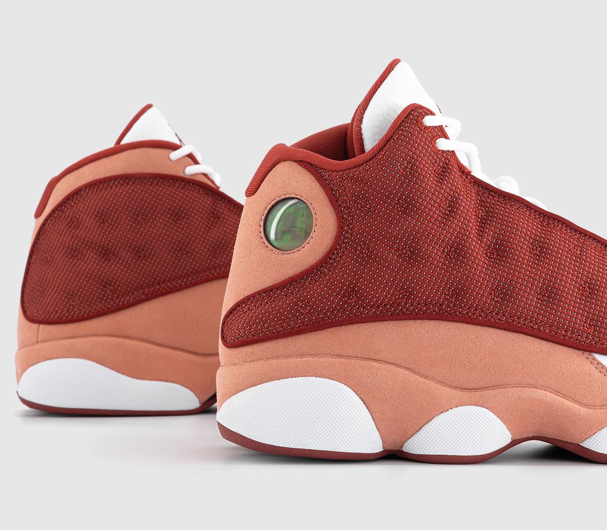 JordanAir Jordan 13 Retro TrainersDune Red Dune Redterra Blushwhite