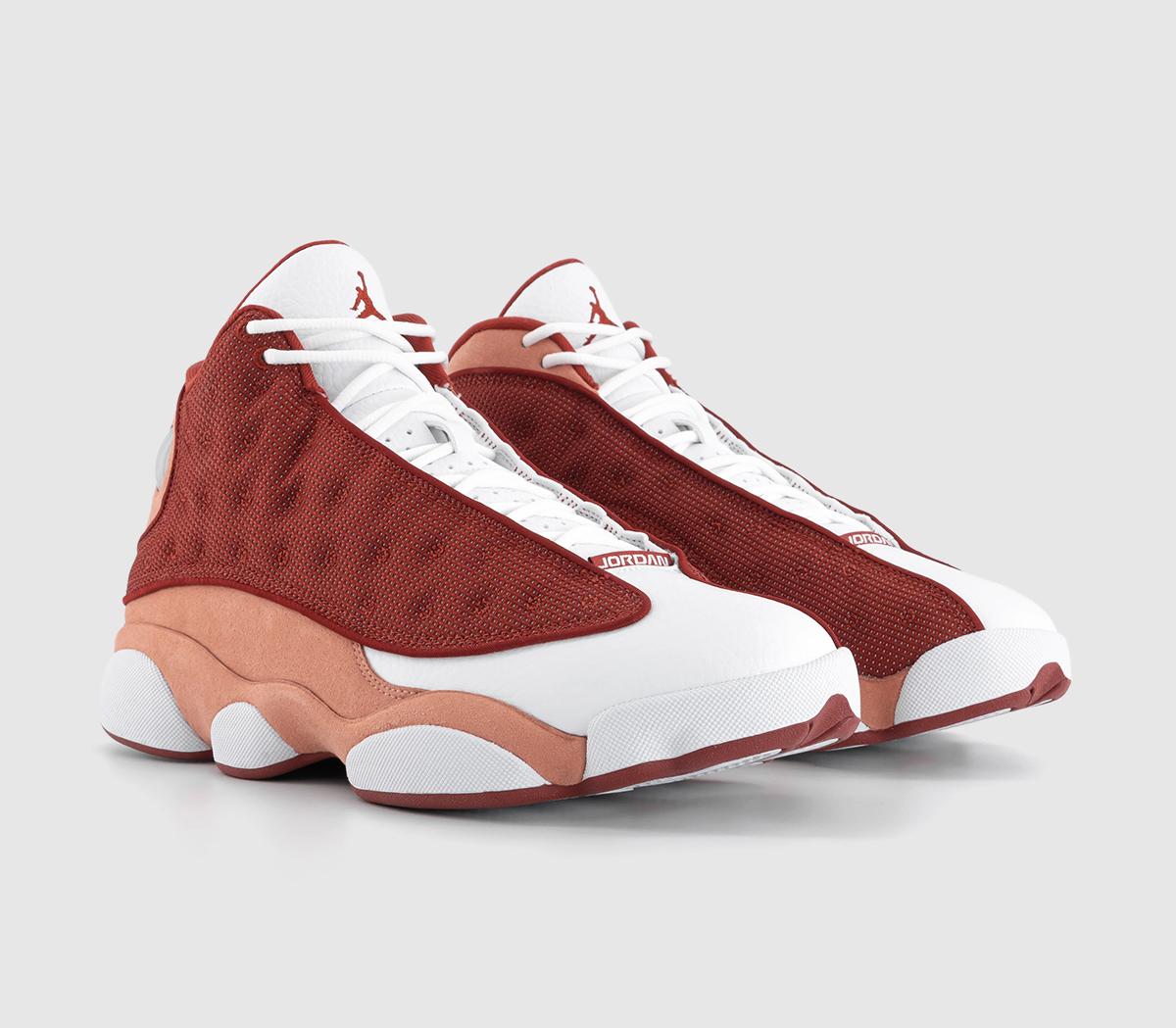 JordanAir Jordan 13 Retro TrainersDune Red Dune Redterra Blushwhite