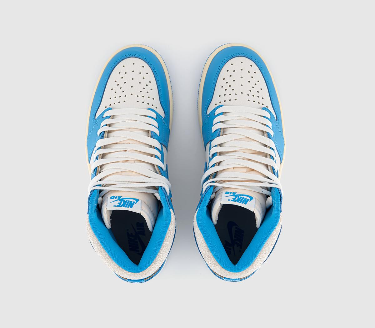 JordanAir Jordan 1 Retro Hi OG TrainersDark Powder Blue Dark Powder Blue Sail