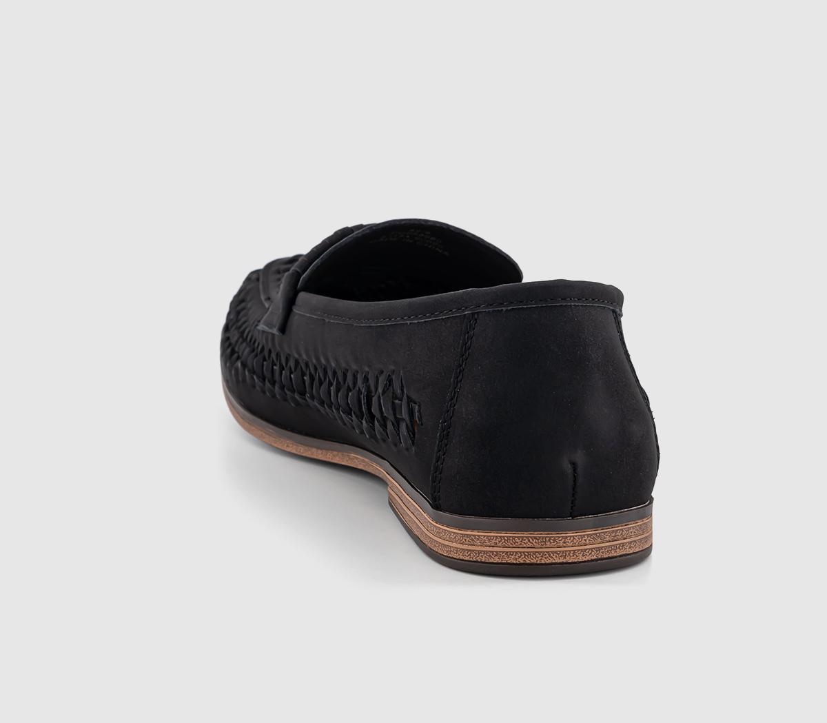 OFFICECrown Woven Loafers OFFICECrown Woven LoafersBlack