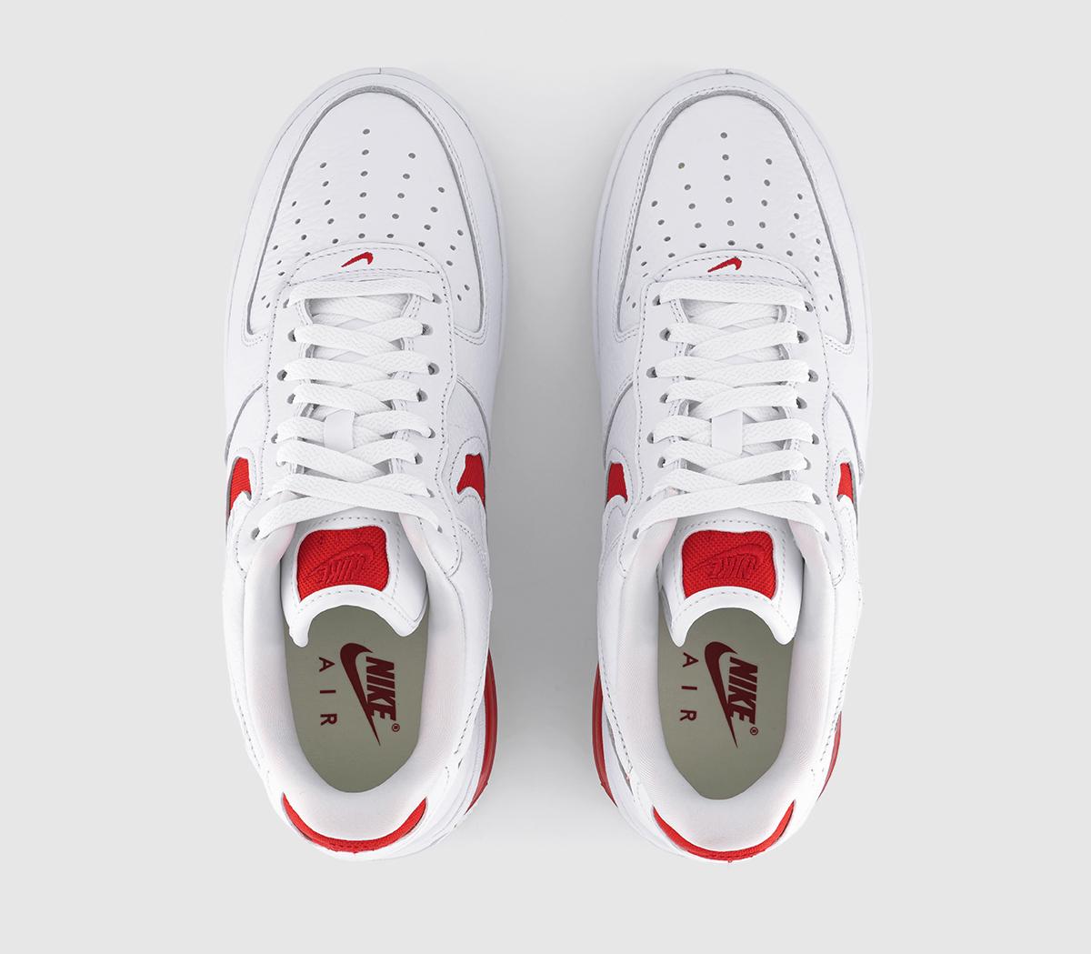 NikeAir Force 1 Low Evo TrainersWhite University Red Summit White