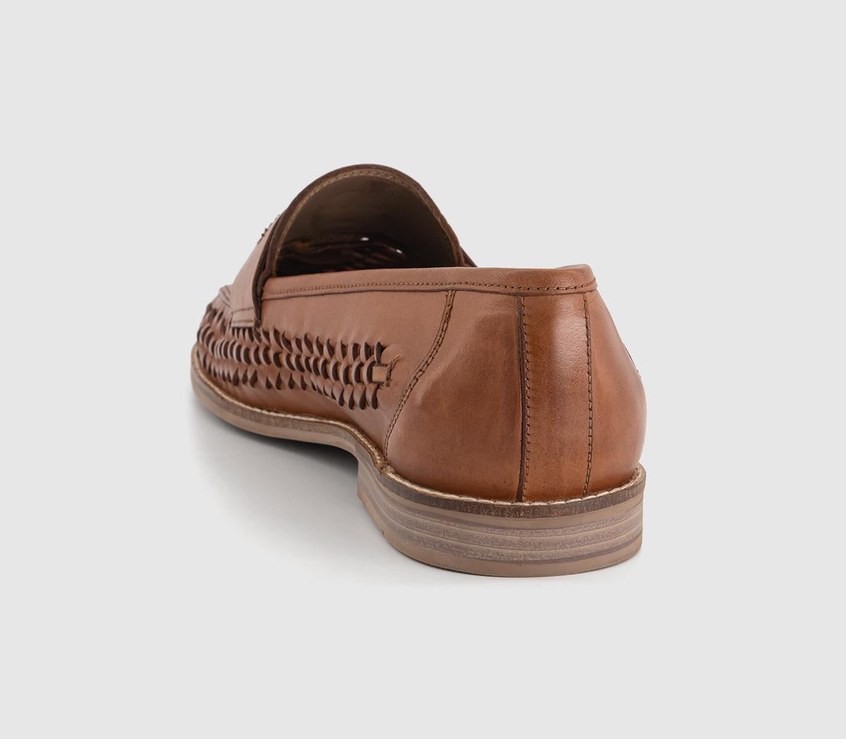 OFFICEClapham Tassel Woven Loafers OFFICEClapham Tassel Woven LoafersTan Leather