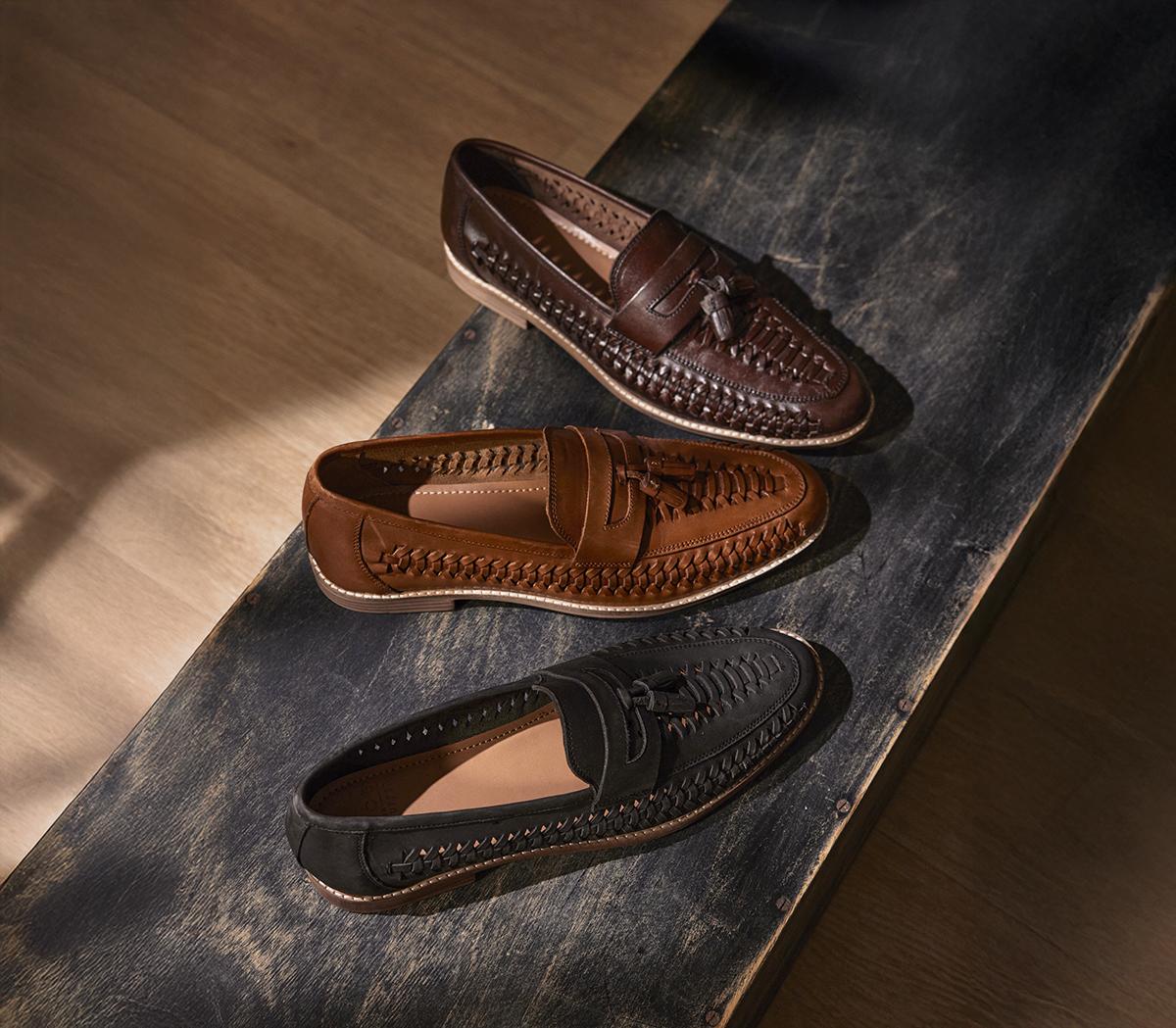 OFFICEClapham Tassel Woven Loafers OFFICEClapham Tassel Woven LoafersTan Leather