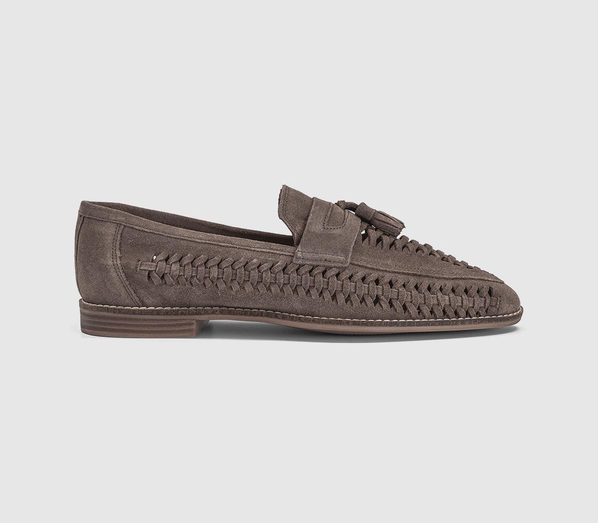 OFFICEClapham Tassel Woven LoafersAlmond Suede