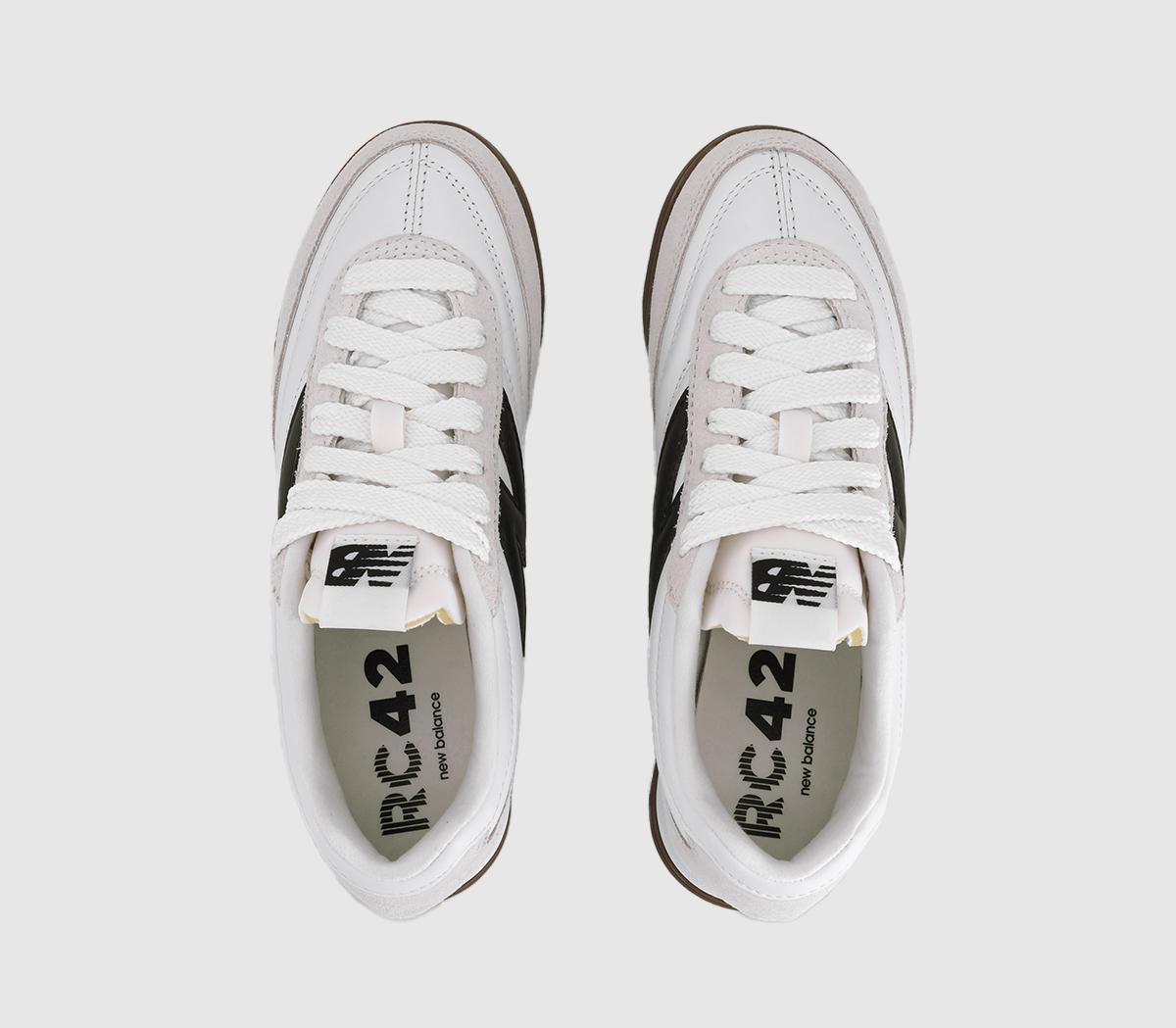 New BalanceRC42 TrainersWhite Black Gum