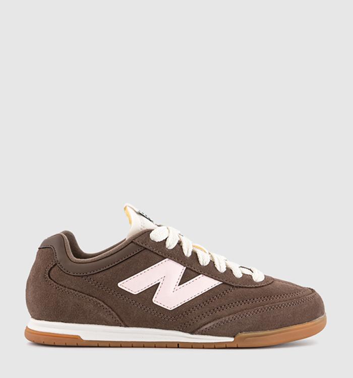 New Balance RC42 Trainers Brown Pink Gum