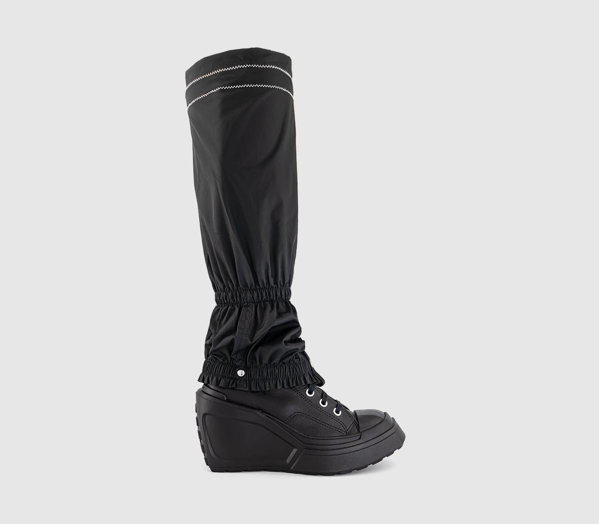 ConverseChuck 70 De Luxe Wedge HiBlack Black Black Martine Ali