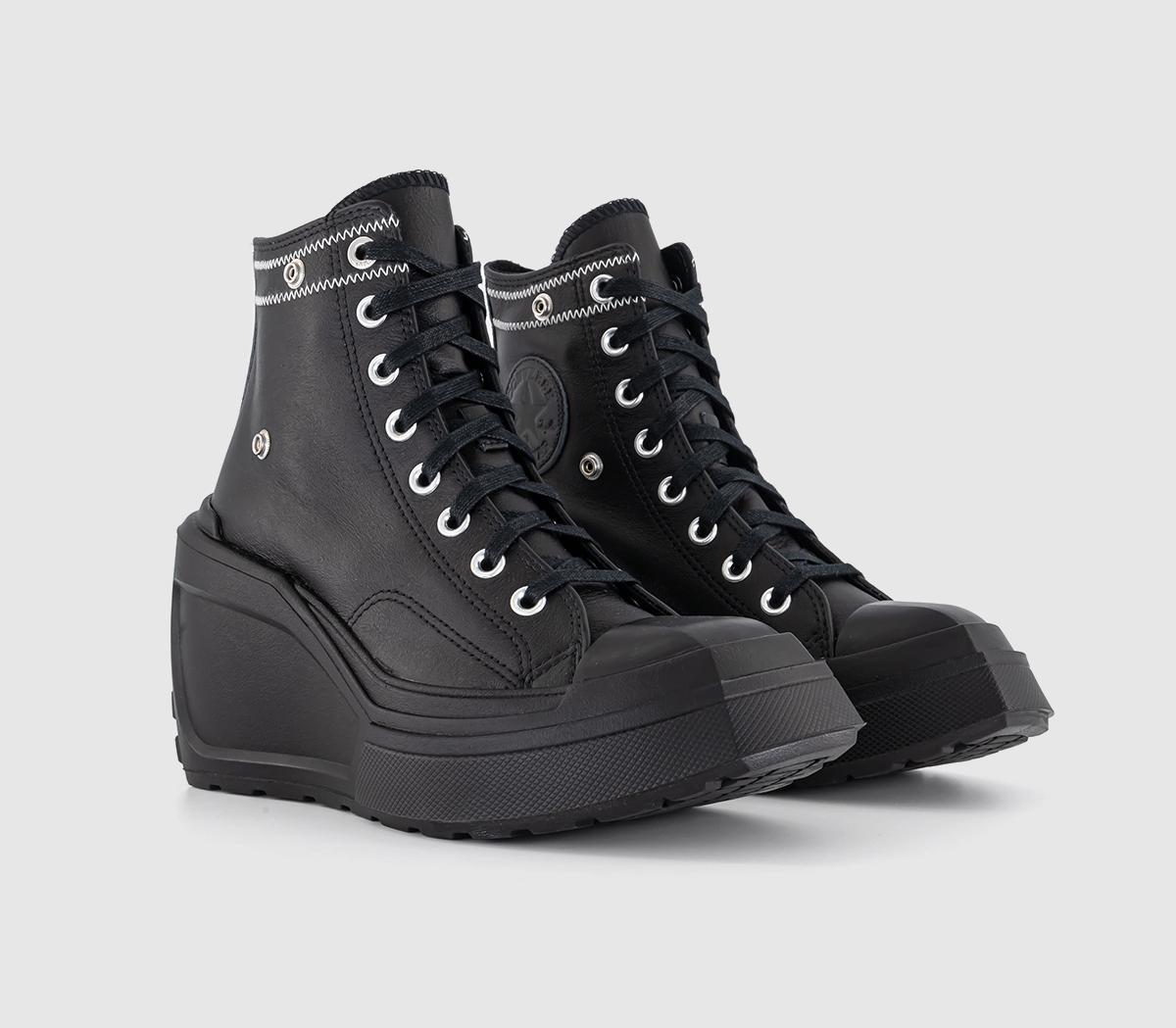 ConverseChuck 70 De Luxe Wedge HiBlack Black Black Martine Ali